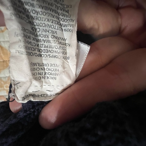 Polo Ralph Lauren Dark Blue Cable Knit Sweater - Picture 5 of 6